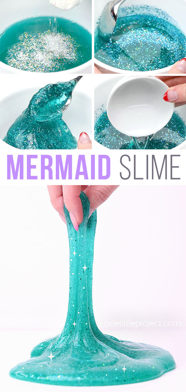 Easy mermaid slime recipe