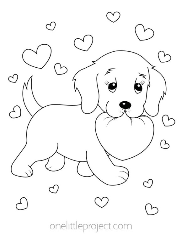 Valentines Day Coloring Pages | Free Printable Valentine's Coloring Sheets