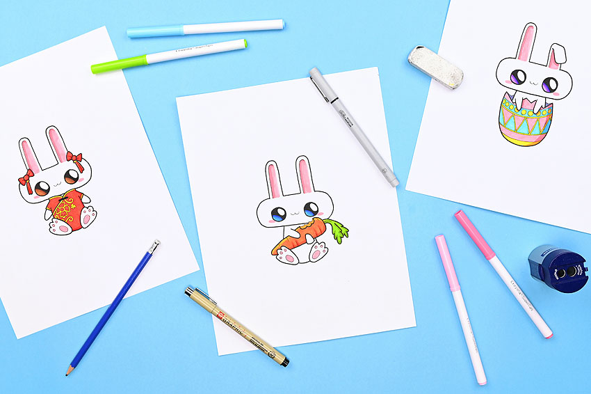 Bunny Outline | Free Printable Bunny Templates