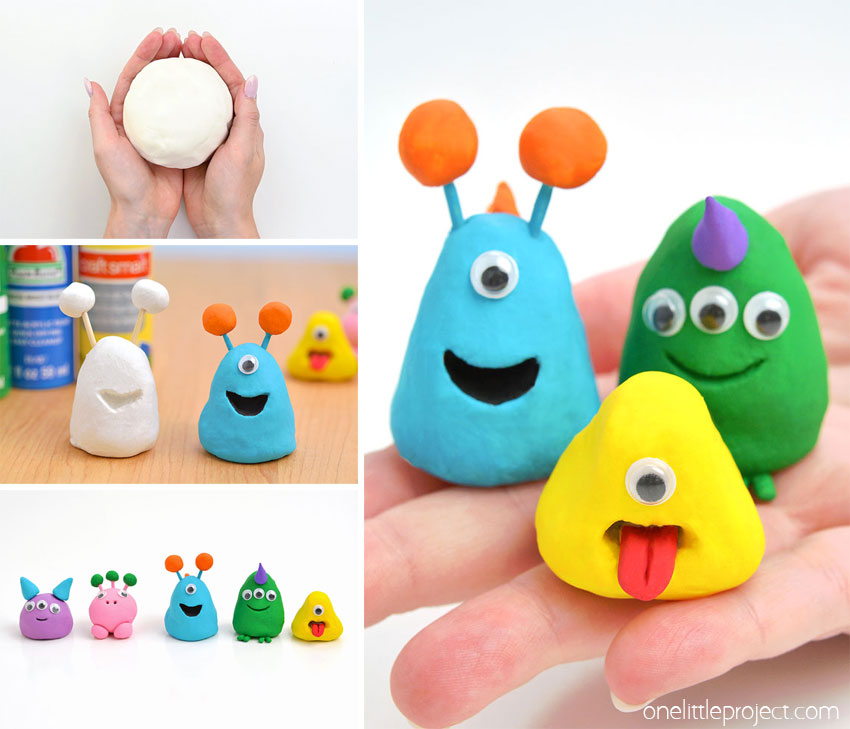 How to make clay monsters