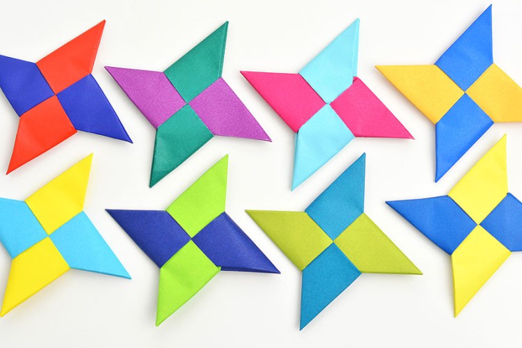 Ninja star origami