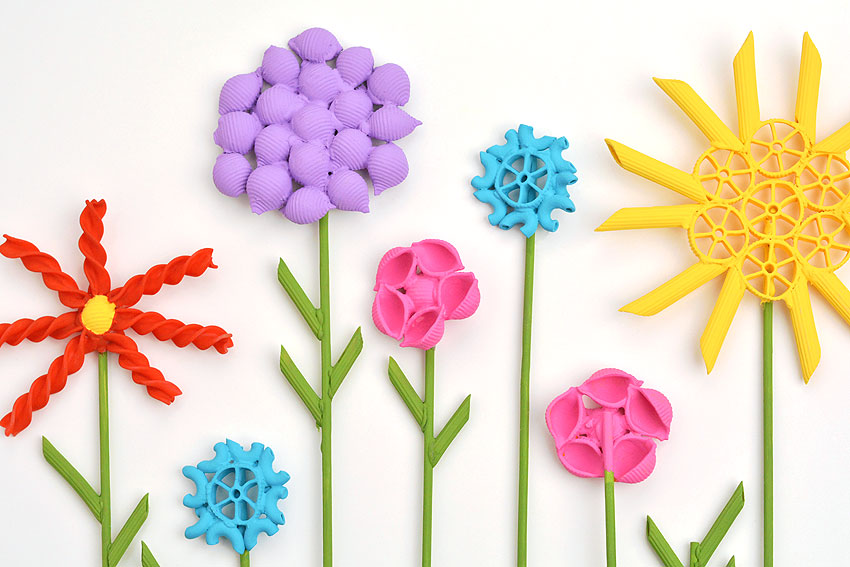 Pasta Flowers Craft | How to Make Easy Pasta Flowers