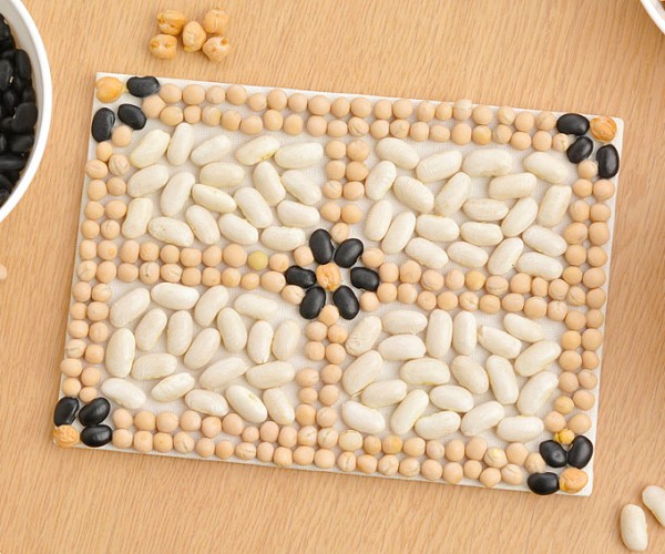 Bean Mosaic Craft