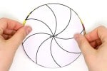 DIY String Spinner Toy | Paper Wheel Spinner Toy
