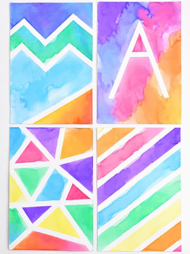 Tape Resist Art