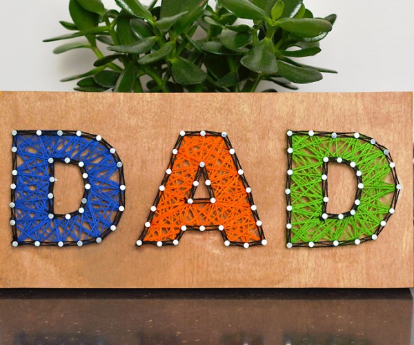 Father's Day String Art Craft