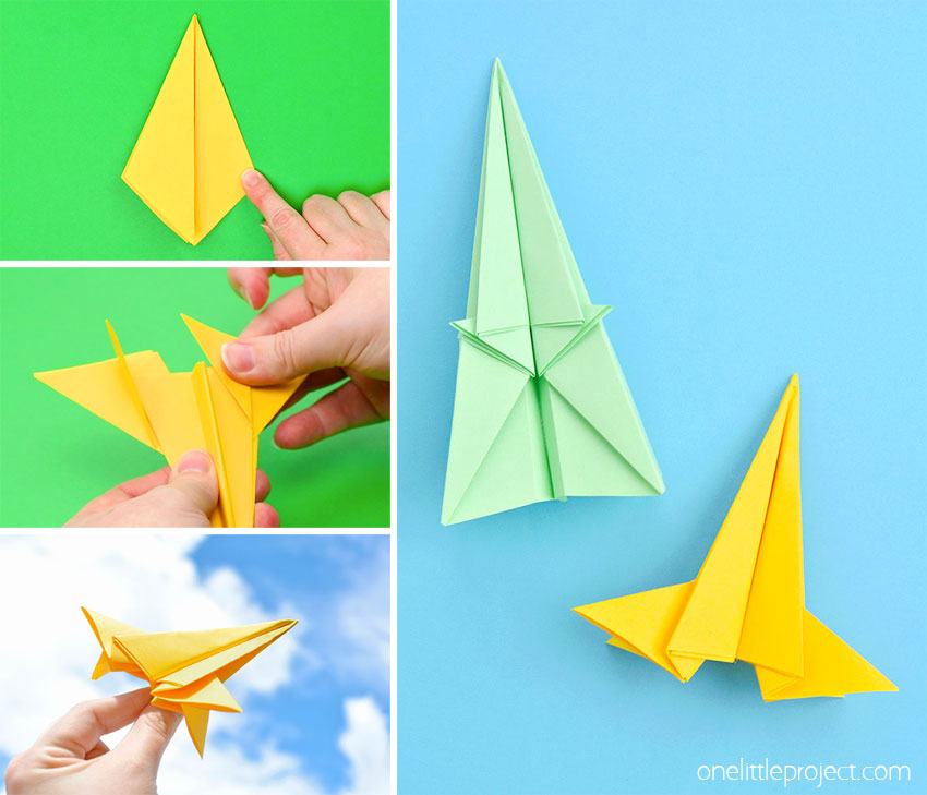How to make a paper jet