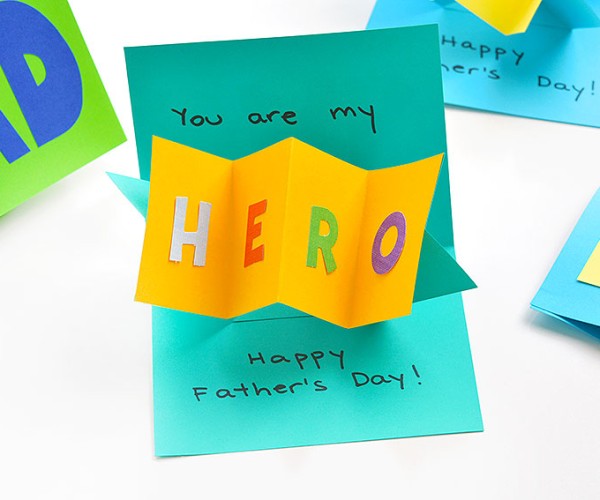 Pop Up Fathers Day Cards