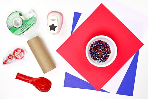 DIY Confetti Poppers Supplies