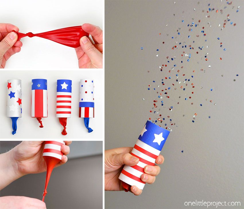 How to make confetti poppers
