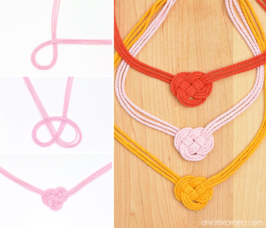 How to make a macrame necklace