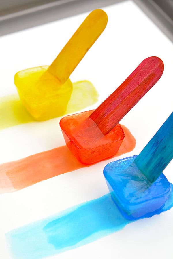 Ice Painting Learn How To Paint With Ice Cubes 