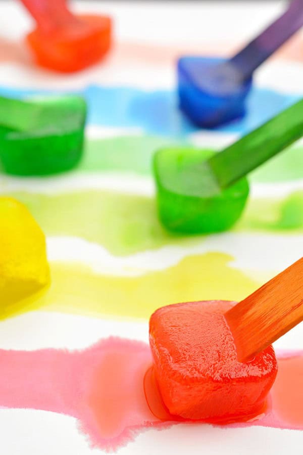 Ice Painting Learn How To Paint With Ice Cubes 