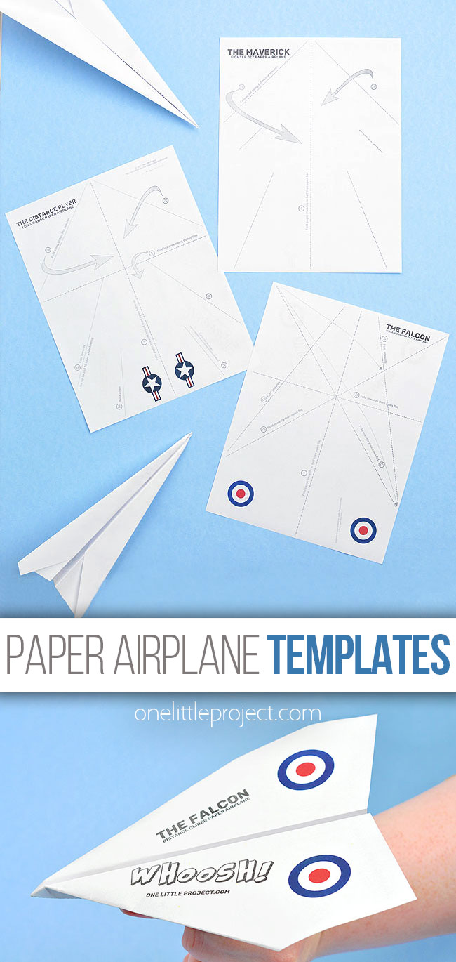 Paper airplane templates free to download and print