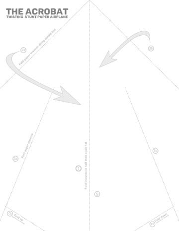 Paper Airplane Template | Free Printable Paper Airplane Designs