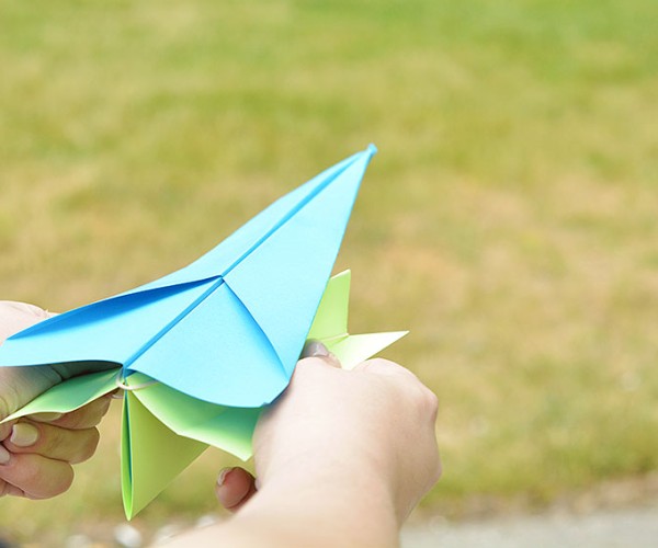Paper Airplane with Launcher