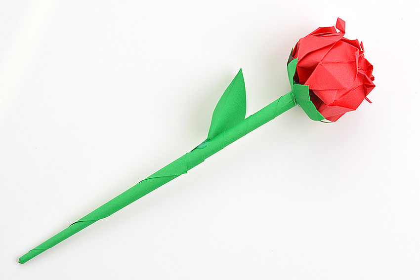 How to Make a Paper Rose - One Little Project