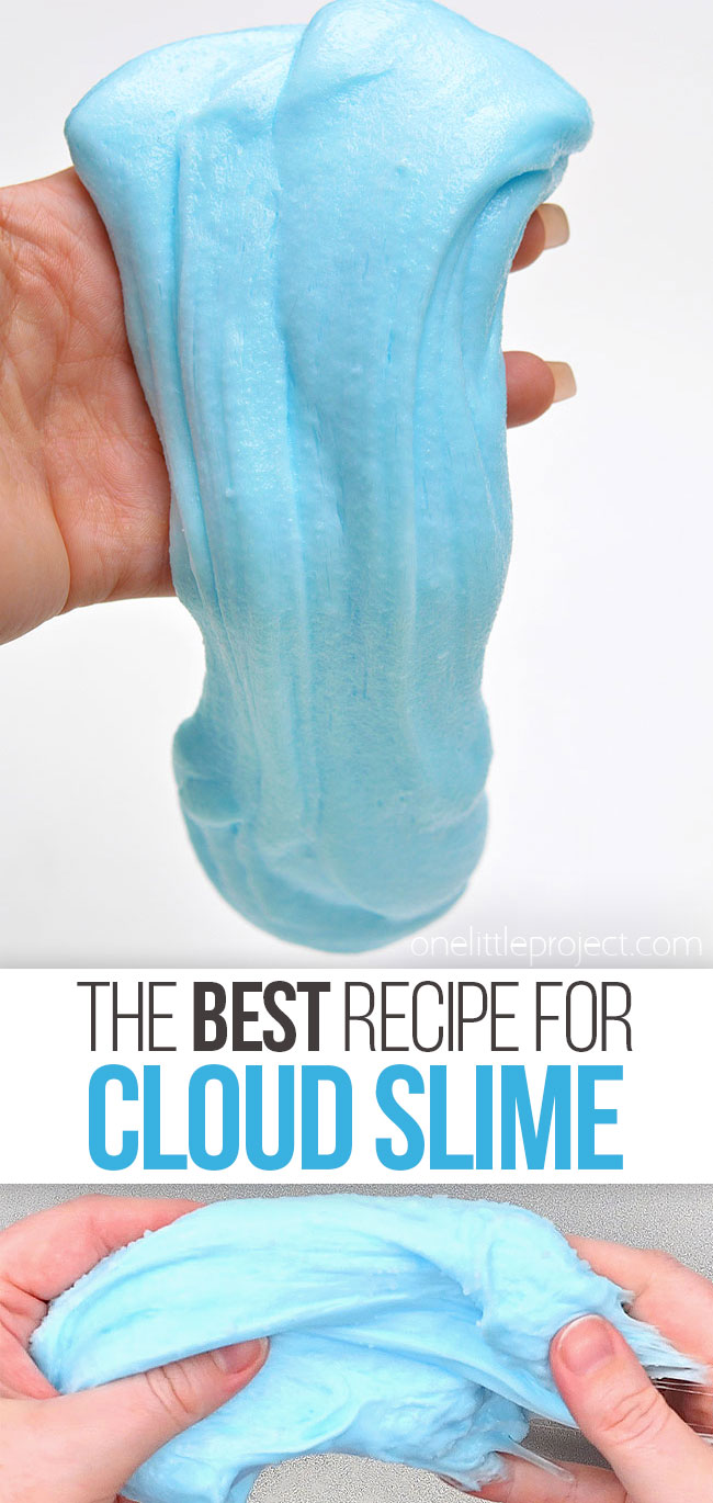Fluffy cloud slime