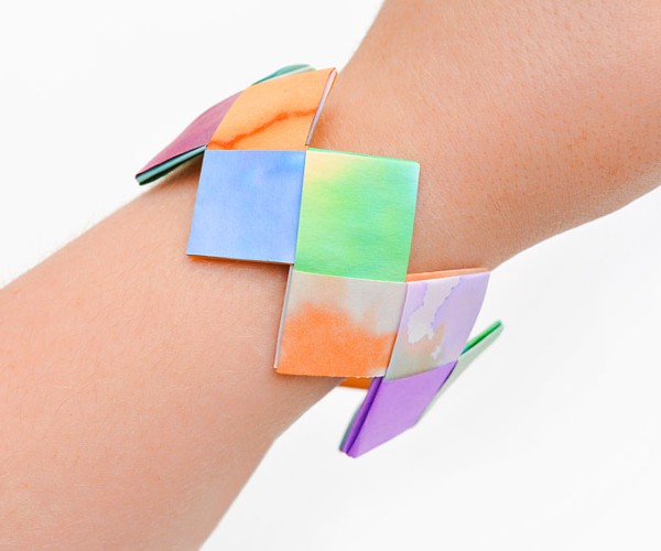 Folded Paper Bracelets
