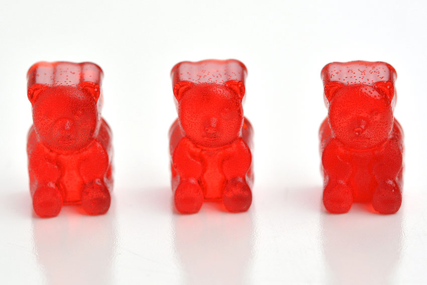 4 x 9 Silicone Gummy Bear Candy Mold by STIR