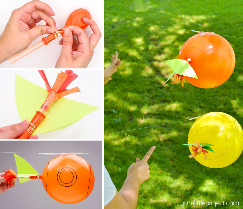 How to make a balloon rocket
