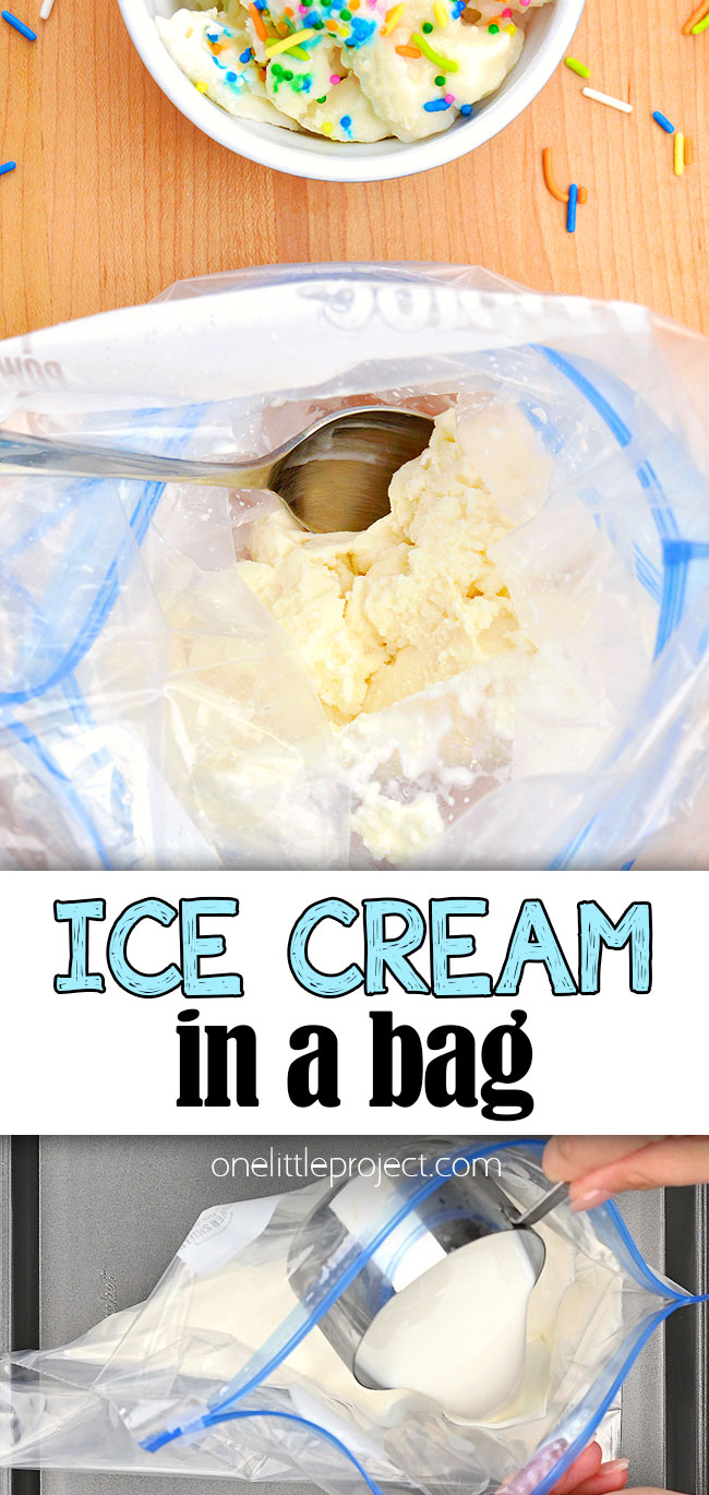 How to make ice cream in a bag