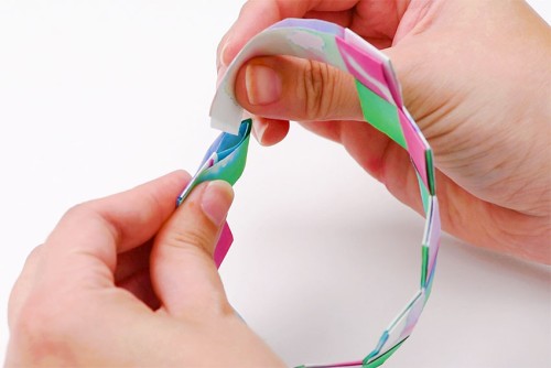 Origami - How To Make An Origami Bracelet/Armband - YouTube