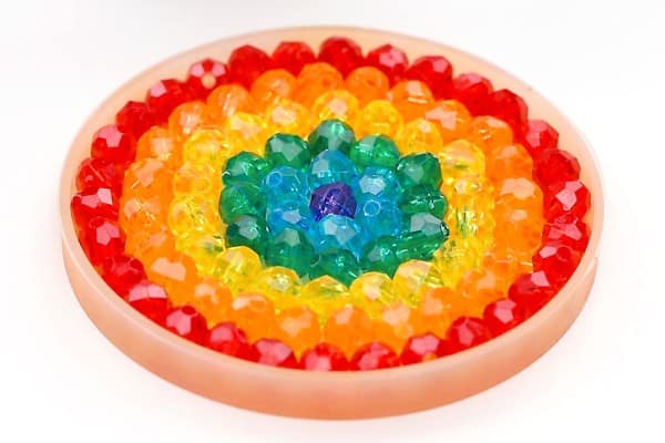Melted Bead Suncatchers | Easy DIY Suncatchers With Plastic Beads