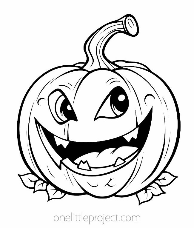 Coloring Pages of Pumpkins