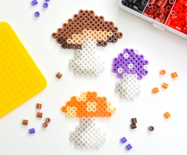 Cute Mushroom Perler Beads