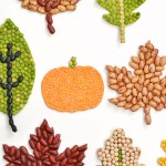 Fall Bean Mosaic Craft