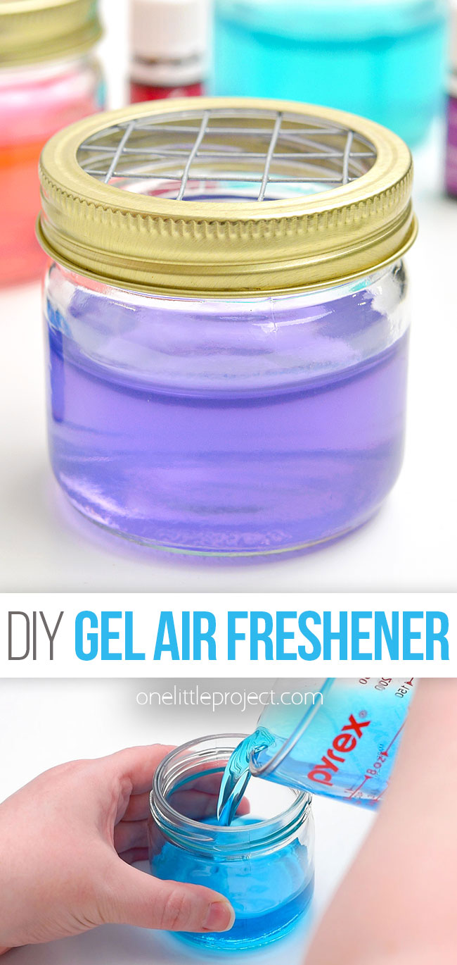 All natural non-toxic homemade gel air freshener