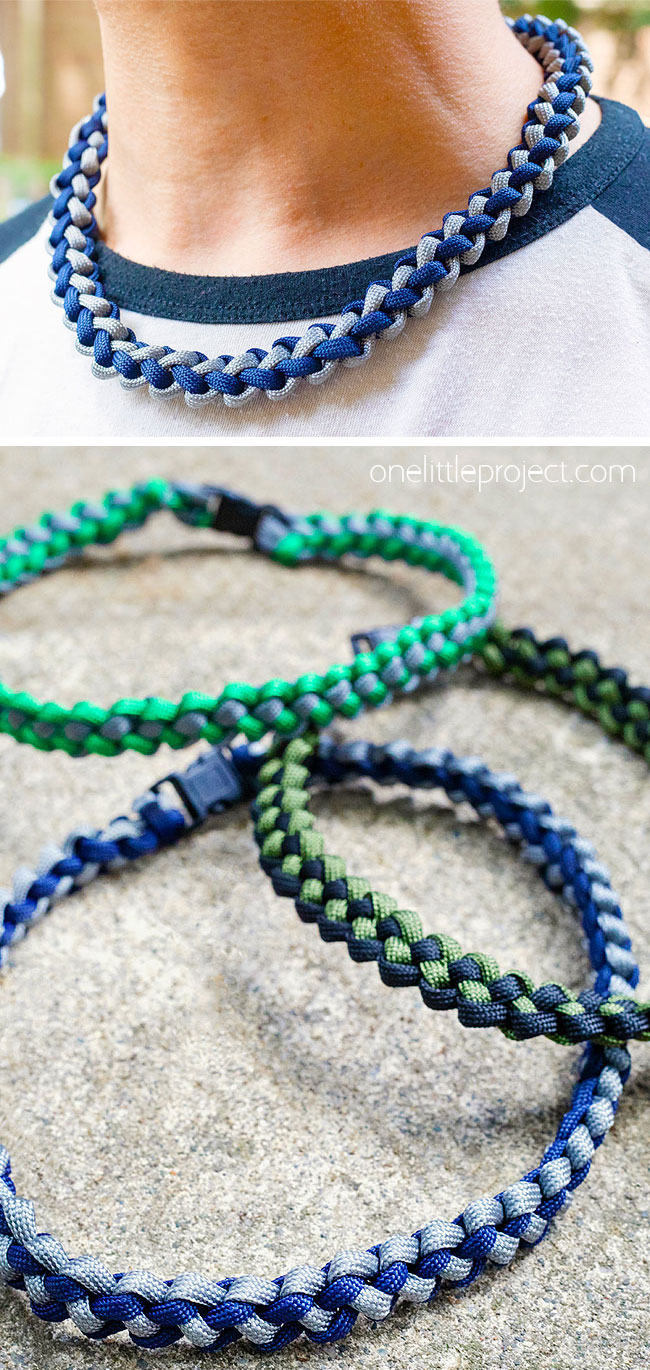 How to make a paracord necklace