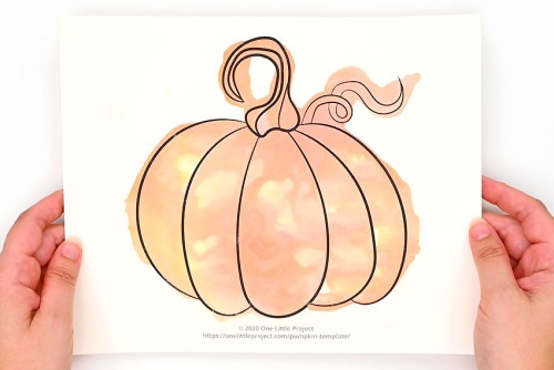 Pumpkin Fizzy Art