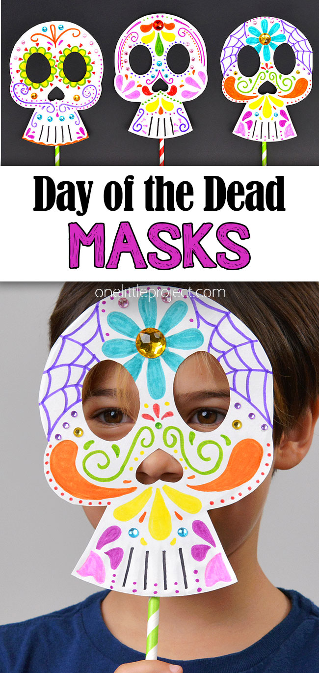 Easy Day of the Dead craft for kids