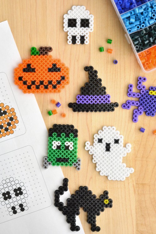 Halloween Crafts - Halloween Perler Beads