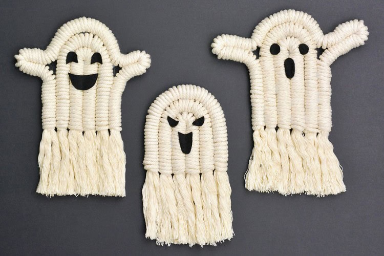Macrame Ghost Macrame ghosts