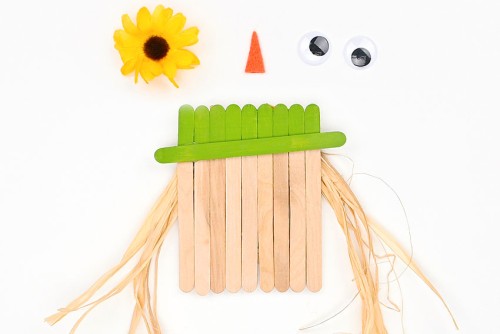 Popsicle Stick Scarecrow