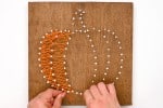 DIY Pumpkin String Art | Free Printable String Art Pumpkin Template!