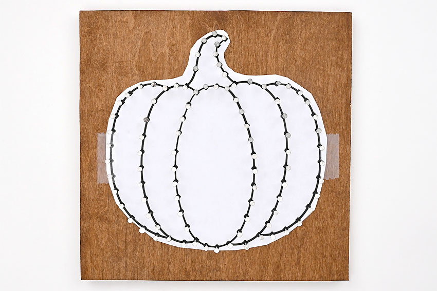 DIY Pumpkin String Art Free Printable String Art Pumpkin Template