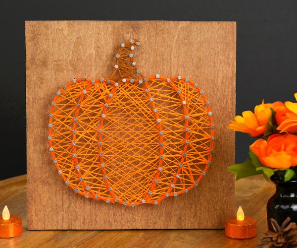 Pumpkin String Art Pattern
