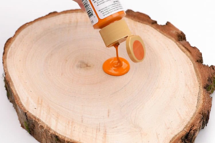 DIY Wood Slice Pumpkins | A Cute and Easy Pumpkin Craft!