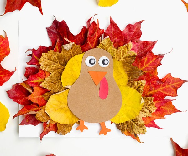 Fall Leaf Turkey Craft