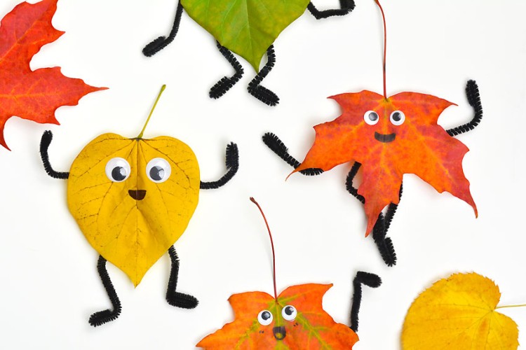 Fall leaf people craft