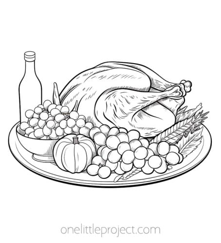 Thanksgiving Coloring Pages | Free, Printable Thanksgiving Color Sheets