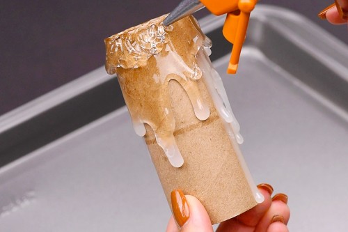 Paper Roll Candles