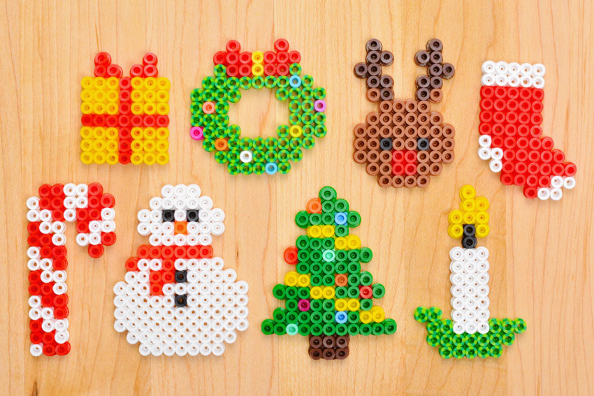 Printable Christmas Perler Bead Patterns - Frugal Fun For Boys and