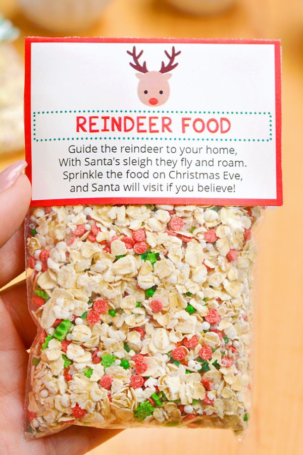 Reindeer Food | Magic Reindeer Food Recipe (Free Printable Labels!)