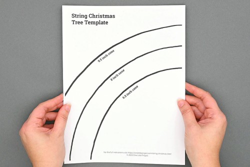 String Christmas Tree