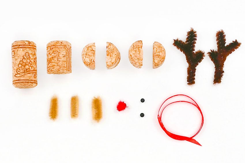 Wine Cork Reindeer | How to Make Reindeer Cork Ornaments